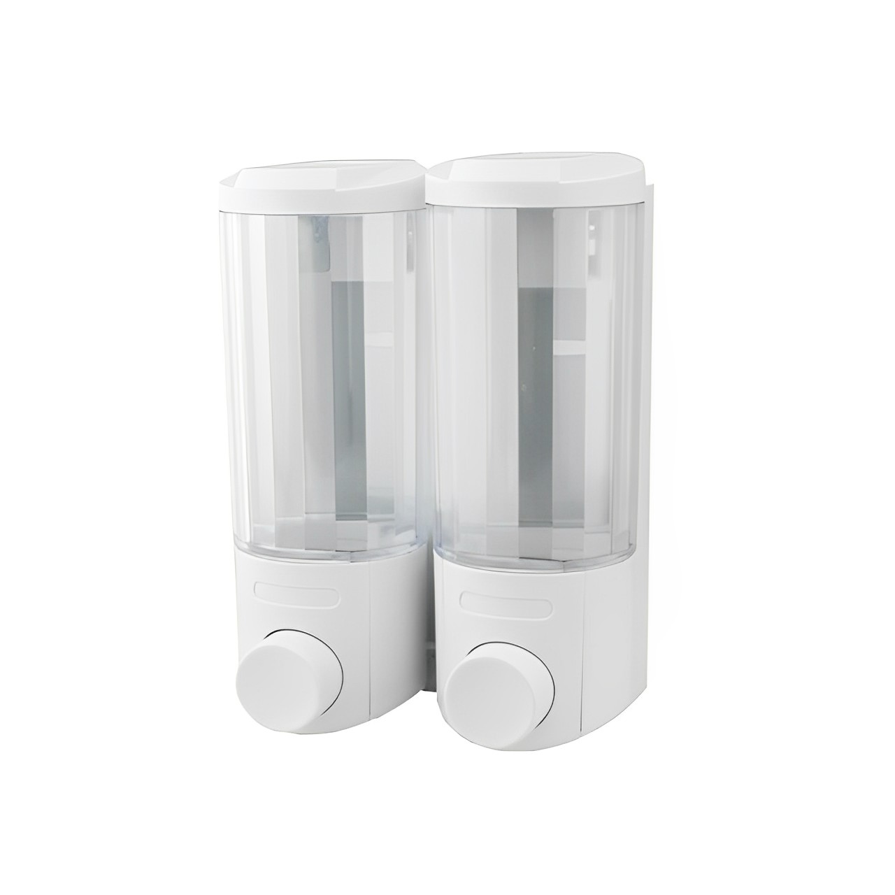 OJ-YL31W-D 10.15oz(300ML)*2 Dispenser Sabun Tangan Plastik ABS Dispenser Sabun Cecair Dipasang di Dinding